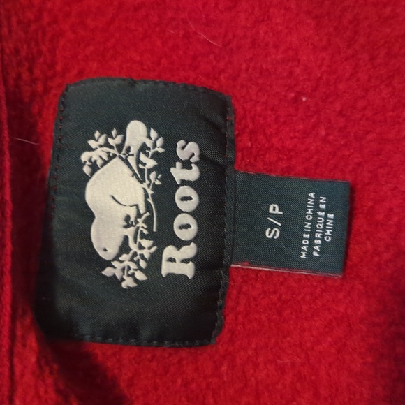 Roots Size Small Quarter Zip Up Sweatshirt - Picture 5 of 5